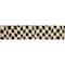 Celebrate It; 2.5" x 6.6yd. Wavy Black Check Wired Faux Linen Ribbon by Celebrate It®; Category:Halloween Ribbon; Image:3